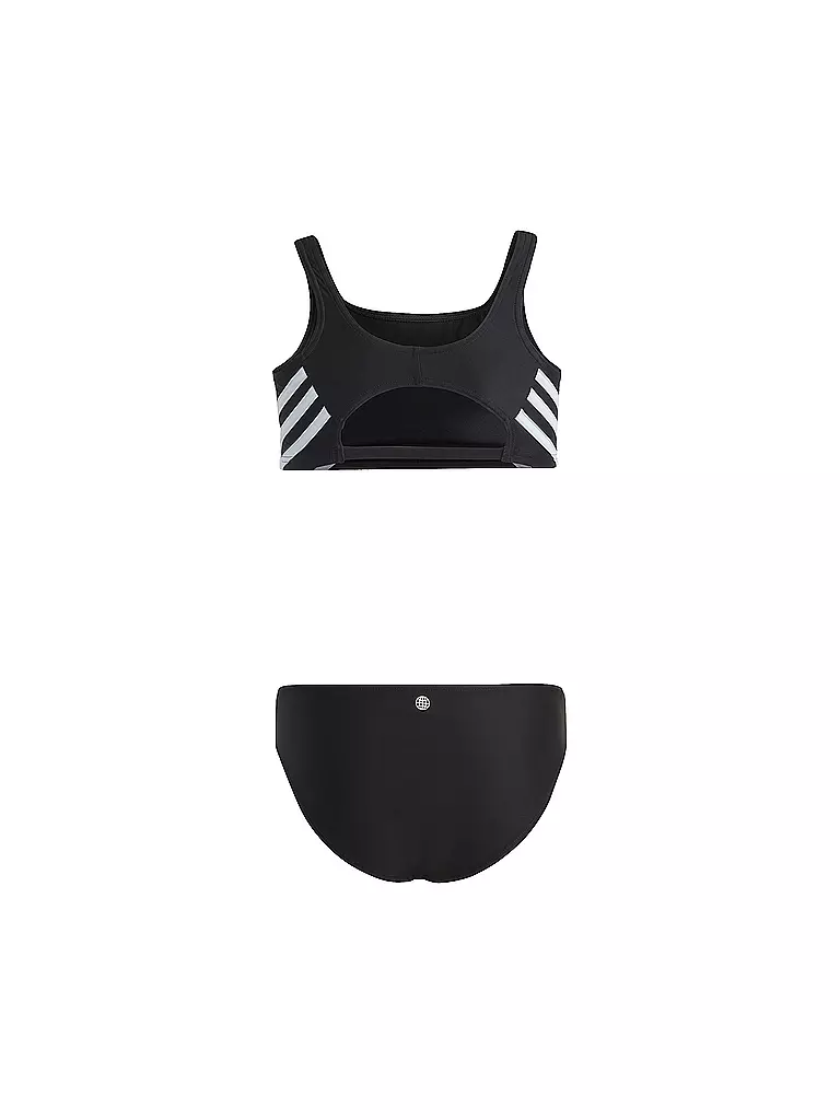 ADIDAS | Mädchen Bikini 3-Streifen | schwarz