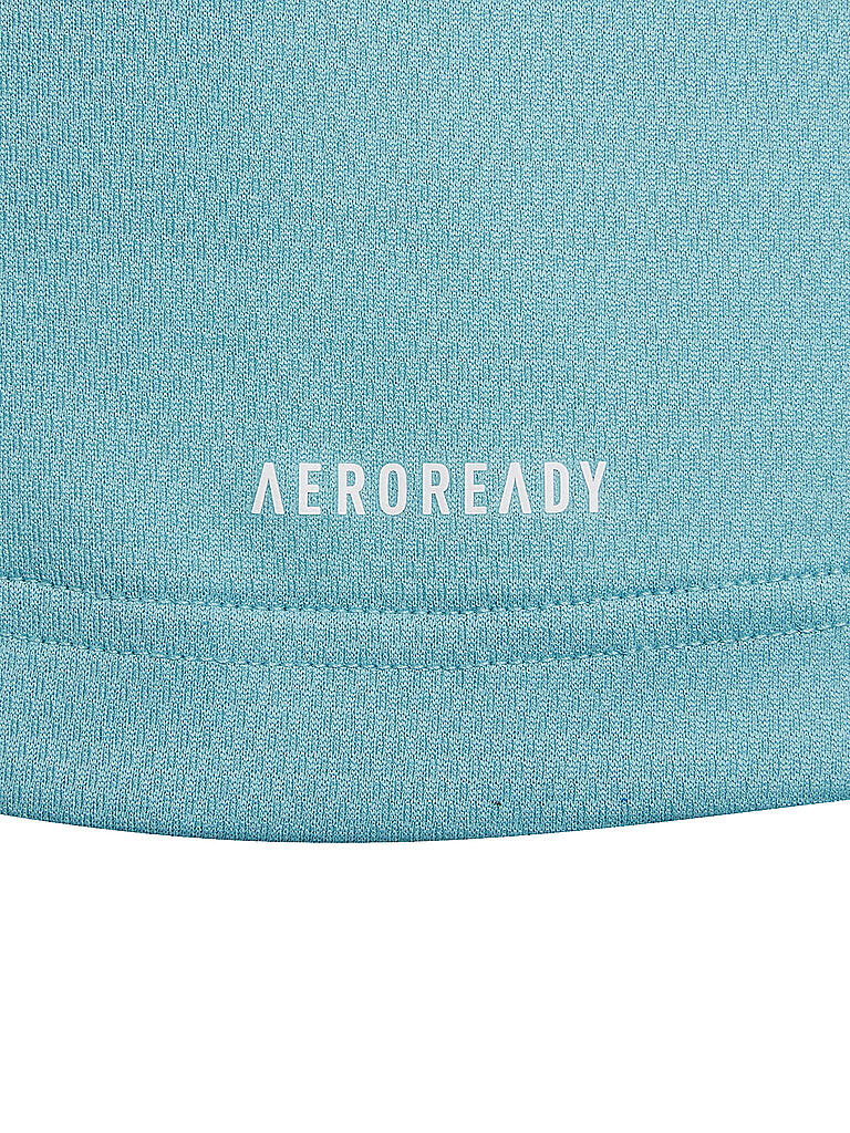 ADIDAS | Mädchen Fitnessshirt Aeroready 3-Streifen | blau
