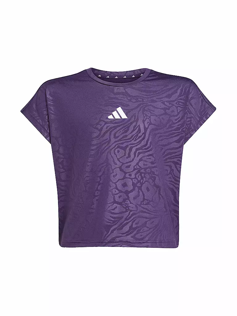 ADIDAS | Mädchen FItnessshirt All Sports Animal Print Crop | lila