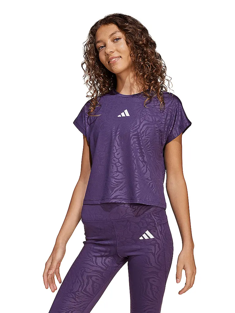 ADIDAS | Mädchen FItnessshirt All Sports Animal Print Crop | 