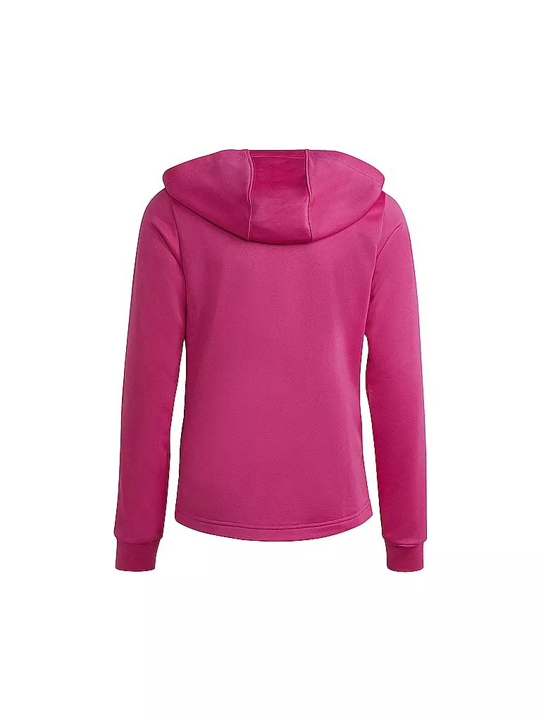 ADIDAS | Mädchen Kapuzenjacke Train Essentials AEROREADY Regular-Fit 3-Streifen | rosa