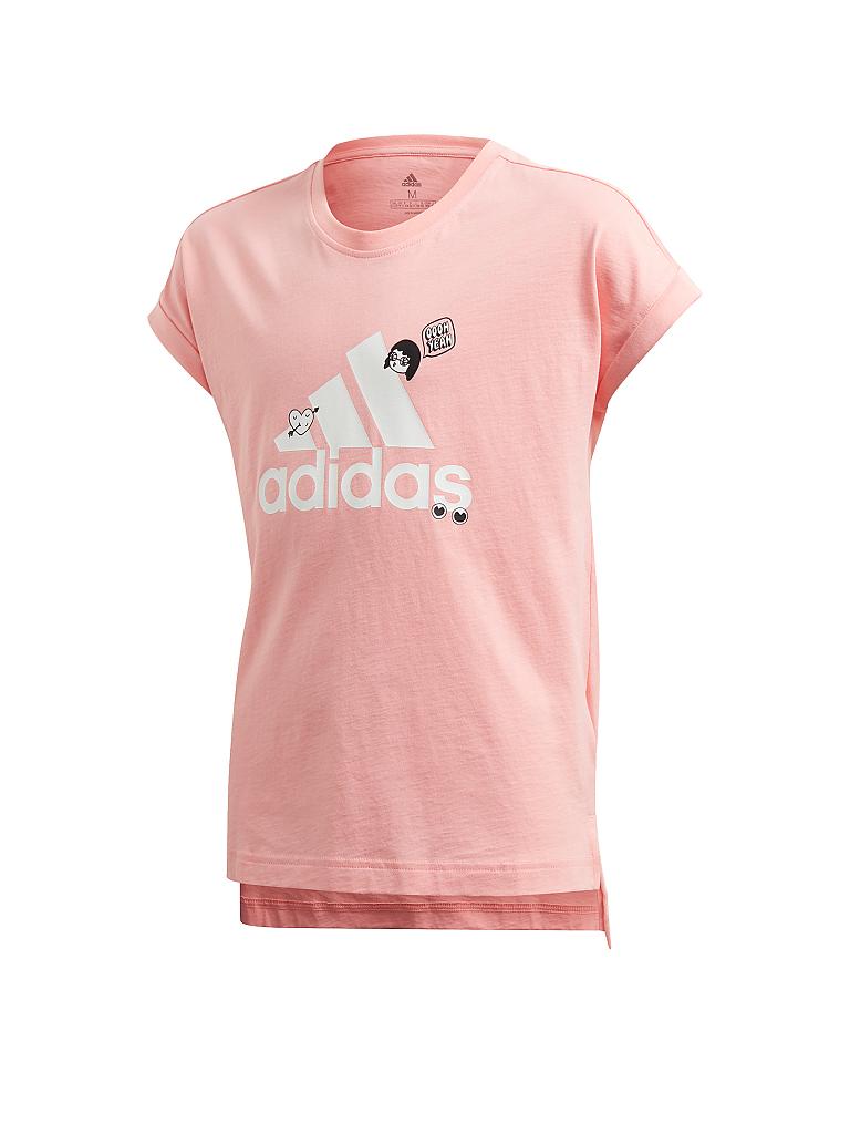 ADIDAS | Mädchen T-Shirt Badges | rosa