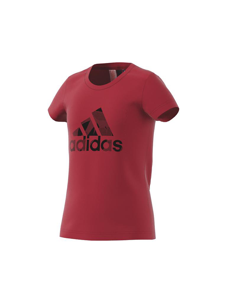 ADIDAS | Mädchen T-Shirt Logo | rot