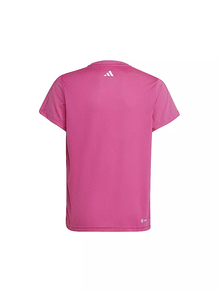 ADIDAS | Mädchen T-Shirt Train Essentials AEROREADY Regular-Fit Logo Training | beere