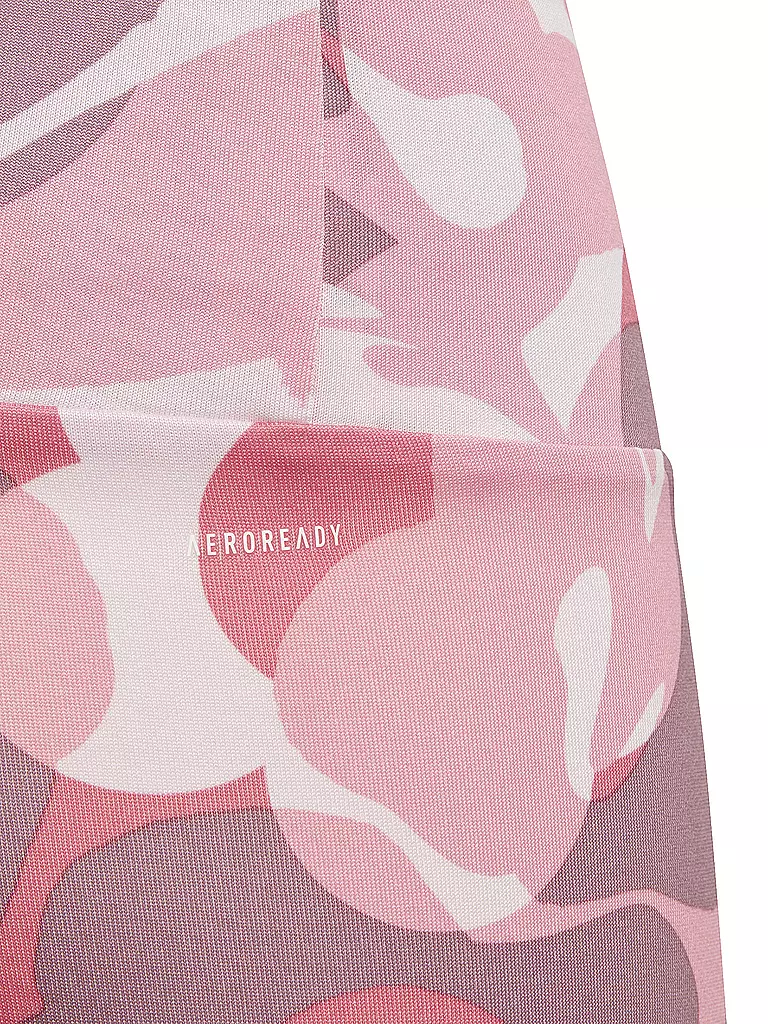 ADIDAS | Mädchen Train Essentials Seasonal Aeroready Printed High Waisted 7/8 Training  | rosa