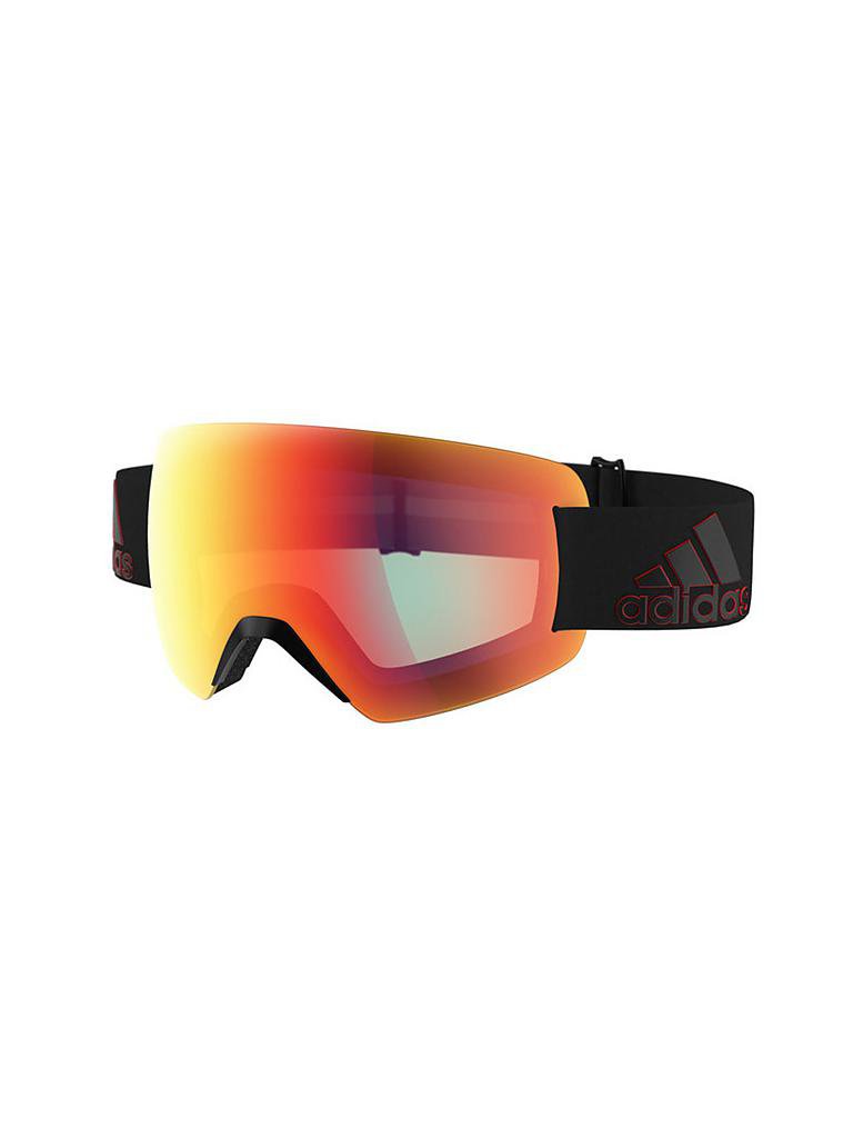 ADIDAS | Touren-Skibrille Progressor Splite black red / light red mirror | schwarz