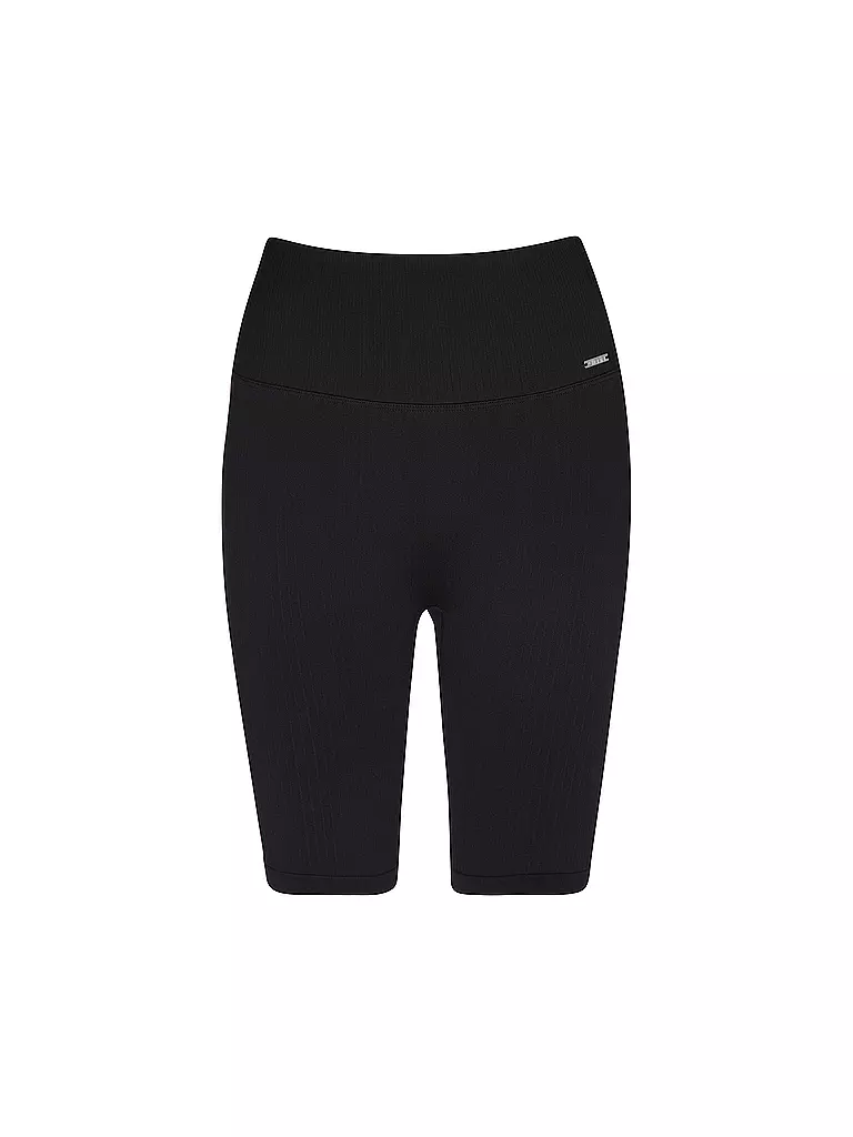 AIM'N | Damen Radlerhose Ribbed Seamless | schwarz