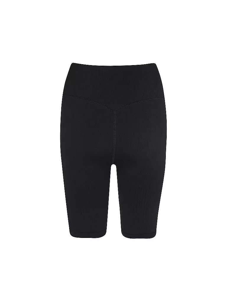 AIM'N | Damen Radlerhose Ribbed Seamless | schwarz