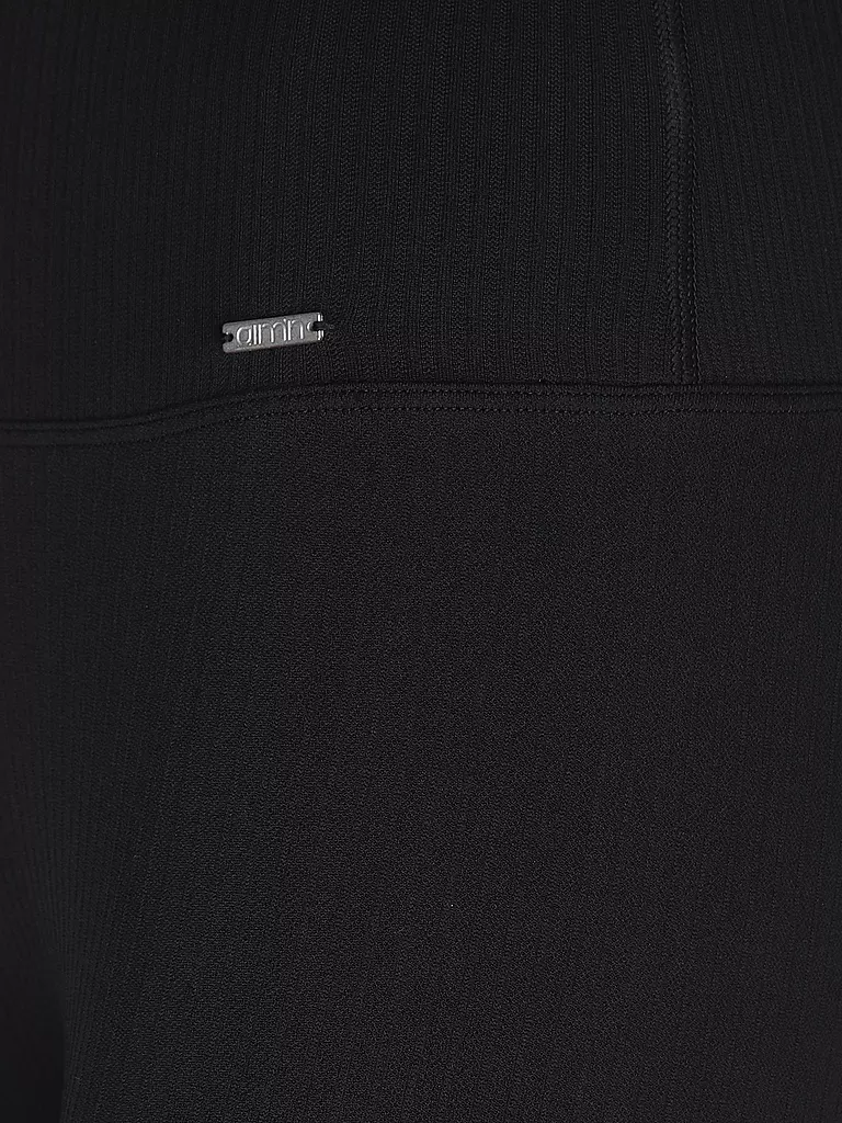 AIM'N | Damen Radlerhose Ribbed Seamless | schwarz