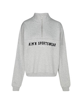 AIM'N | Damen Sweater Varsity mit Zip