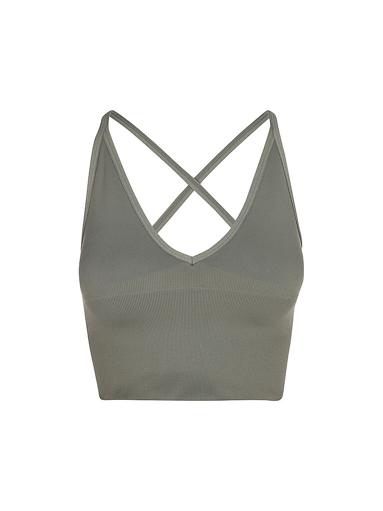 AIM'N Sport-BH Cross Back Seamless Olive