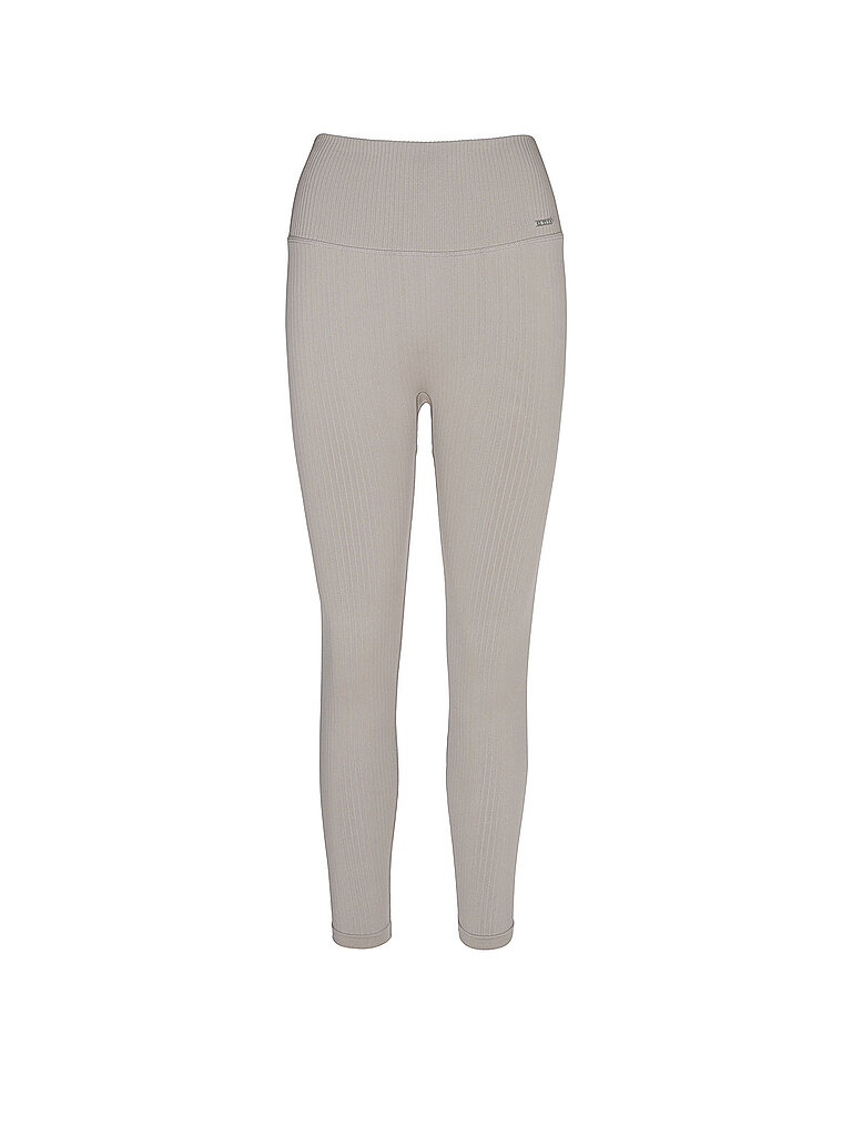 Damen Tight Ripped Seamless beige L W