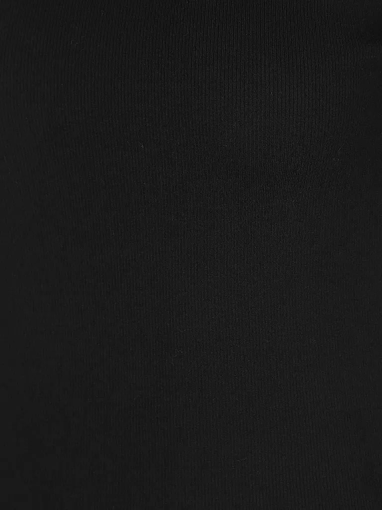 AIM'N | Damen Shirt Ribbed | schwarz