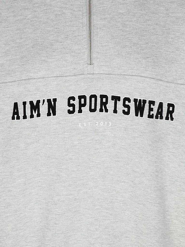 AIM'N | Damen Sweater Varsity mit Zip | 