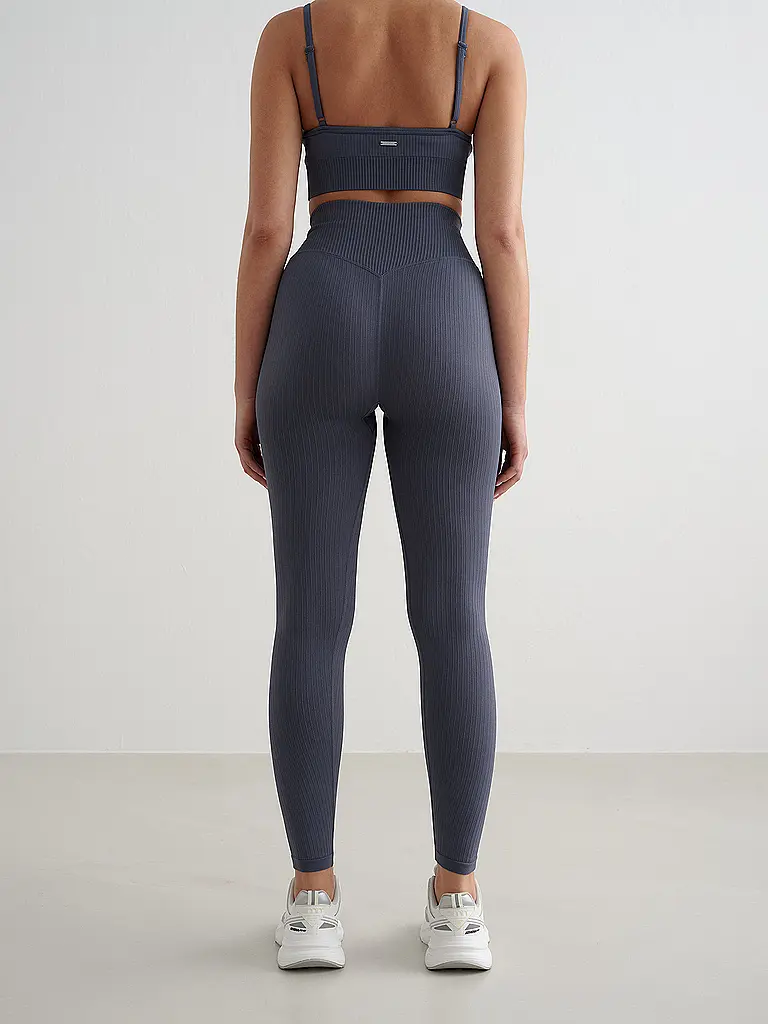AIM'N | Damen Tight Ripped Seamless | dunkelblau