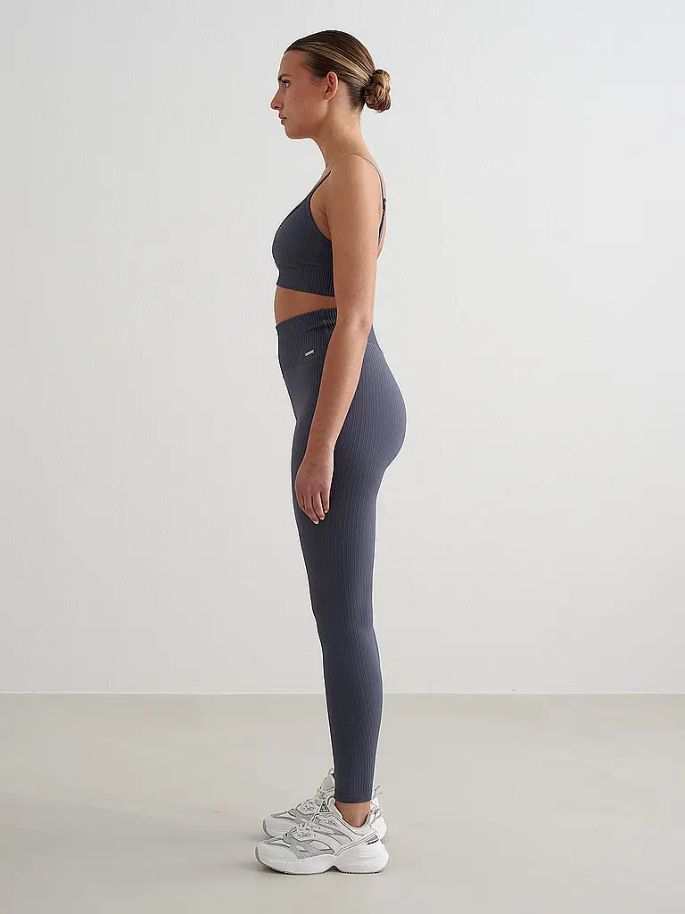 AIM'N | Damen Tight Ripped Seamless | dunkelblau