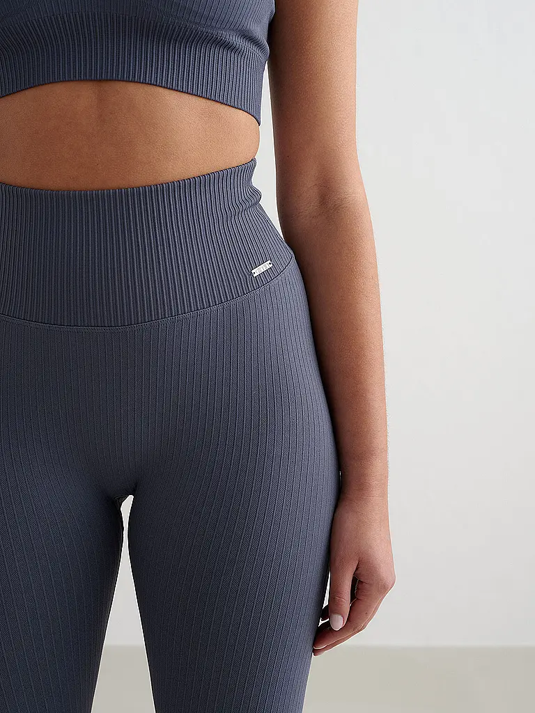 AIM'N | Damen Tight Ripped Seamless | dunkelblau