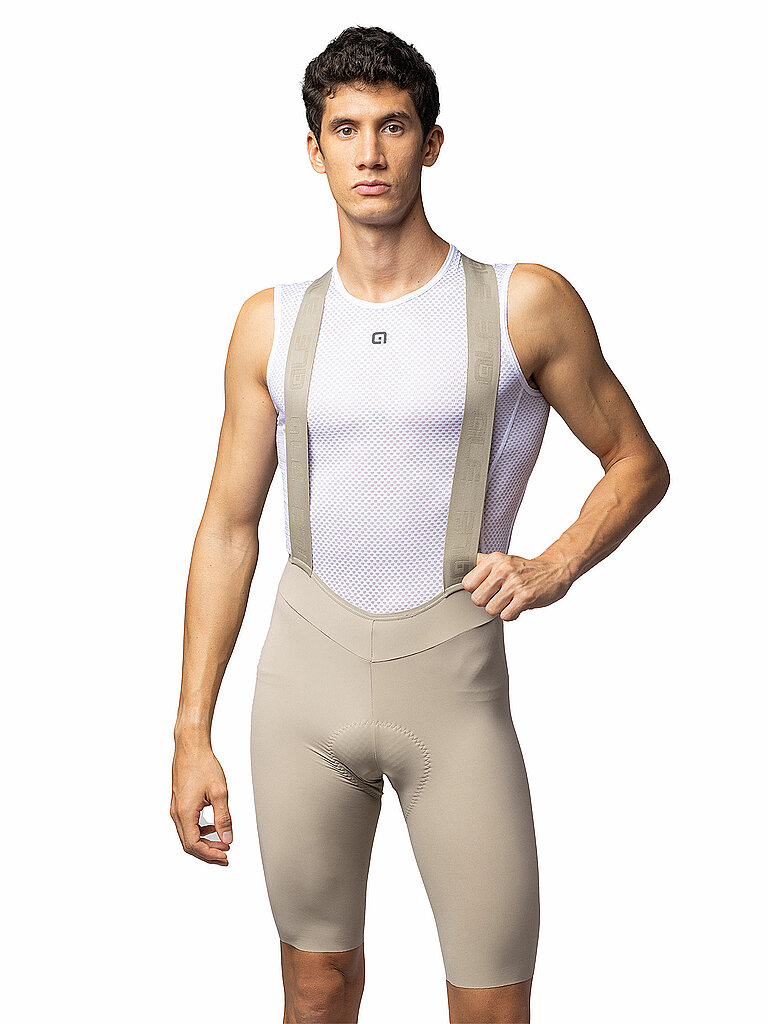 Herren Rad Trägerhose Master 2.0 beige L M
