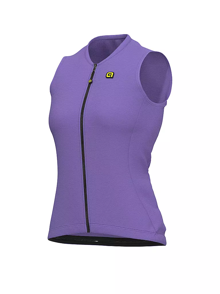 ALE | Damen Radtrikot Color Block SL | lila