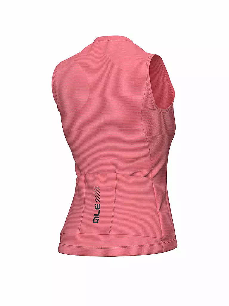 ALE | Damen Radtrikot Color Block SL | rosa