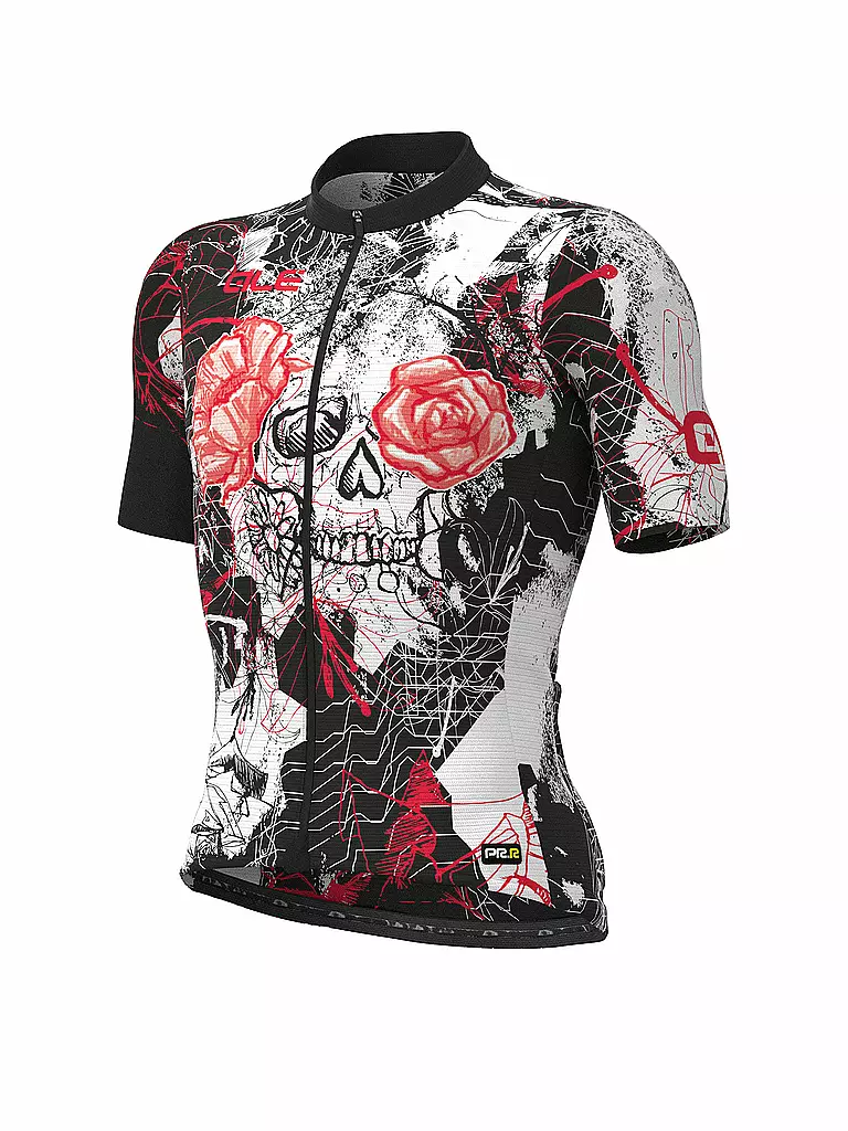 ALE | Herren Rad Trikot Skull | schwarz