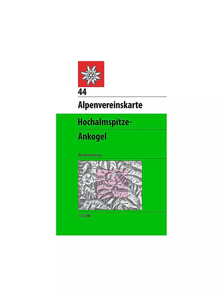 ALPENVEREIN | AV 44 Alpenvereinskarte WEG Ankogel-Hochalmspitze | keine Farbe