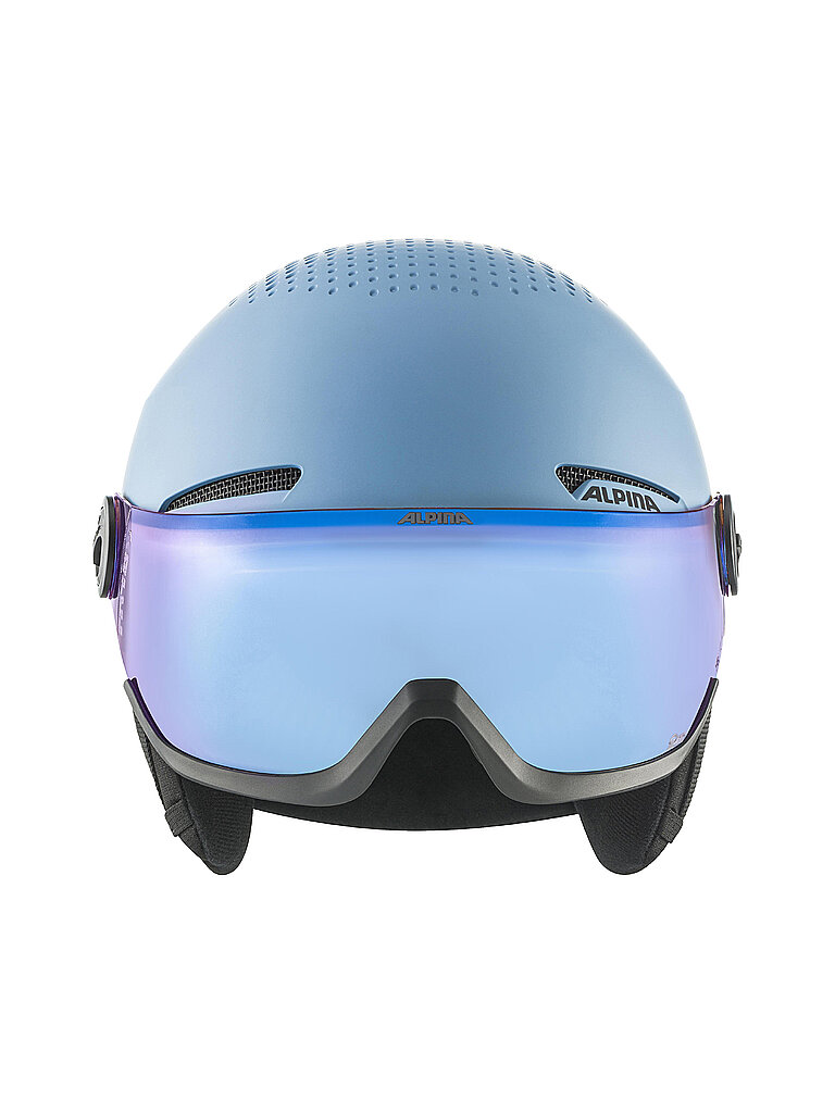 Kinder Skihelm Zupo Visor Q-Lite blau 48-52CM B
