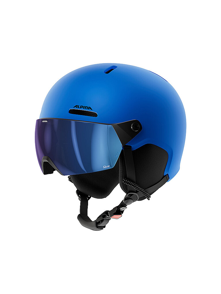 ALPINA Skihelm Zupo 2 Visor Q-Lite blau | 48-52CM