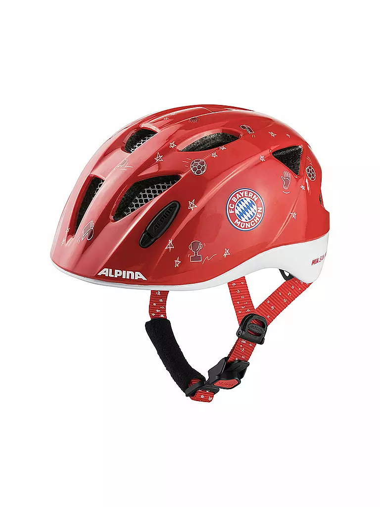 ALPINA | Kinder Fahrradhelm Ximo FC Bayern München Edition | rot