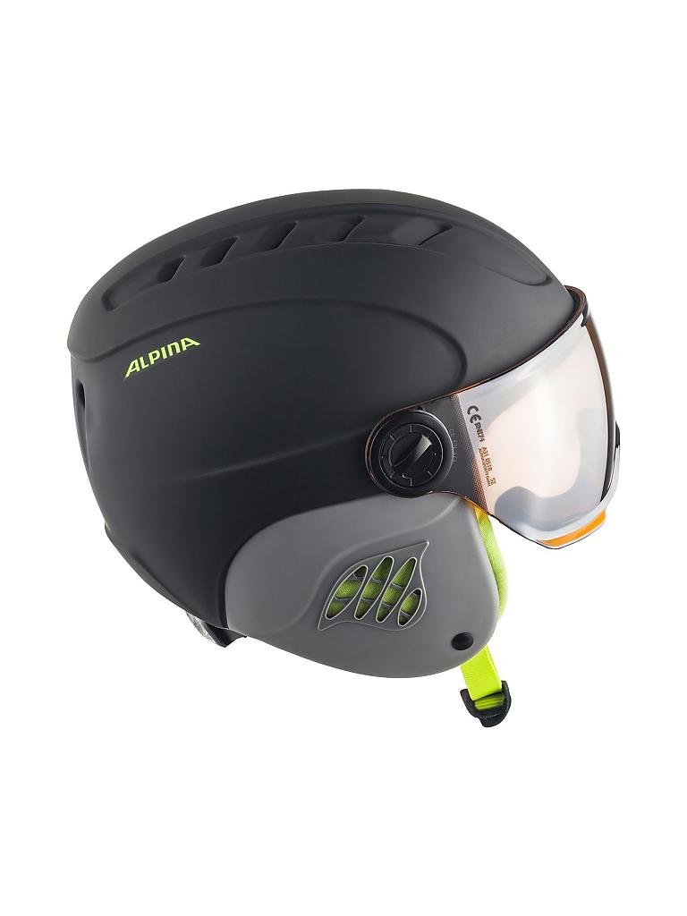 ALPINA | Kinder Skihelm Carat LE Visor HM | grau