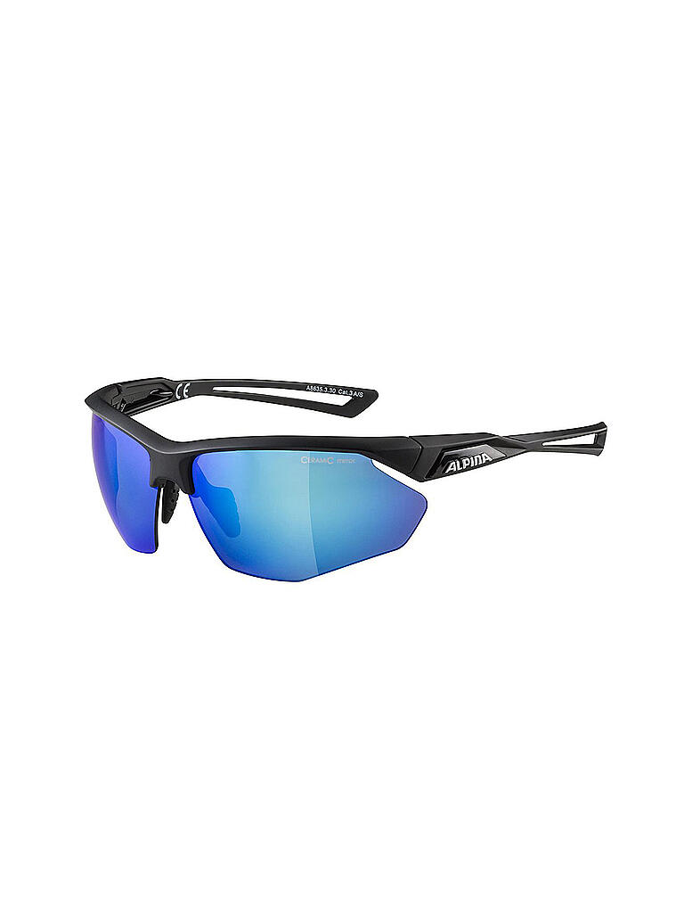 ALPINA | Sportbrille Nylos HR BLACK MATT | schwarz