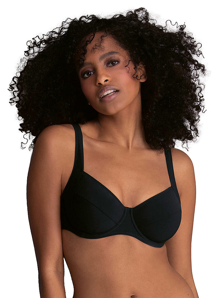 Anita Bikinioberteil Verstellbare Träger Polyamid Black