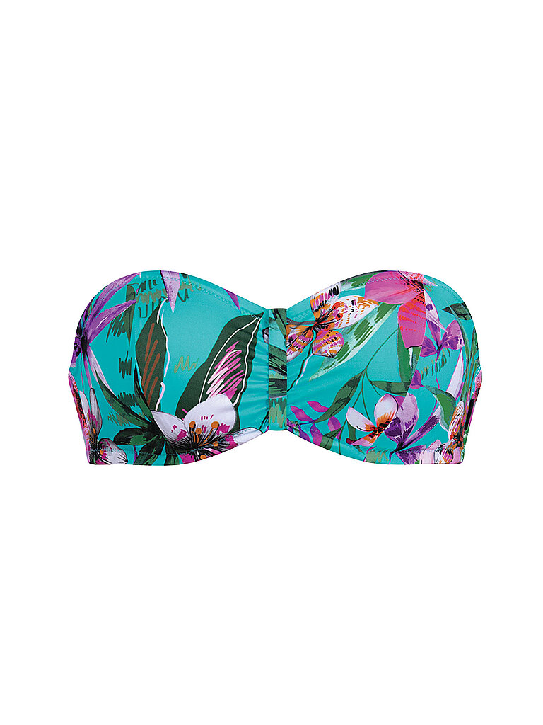 Anita Bikinioberteil Aloha Ella Bandeau Shells Tuerkis