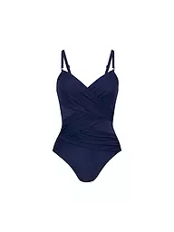 ANITA | Damen Badeanzug Floral Illusion | dunkelblau