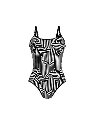 ANITA | Damen Badeanzug Shining Lines | schwarz