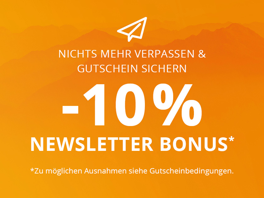 Newsletter anmelden 10 Gutschein sichern Gigasport