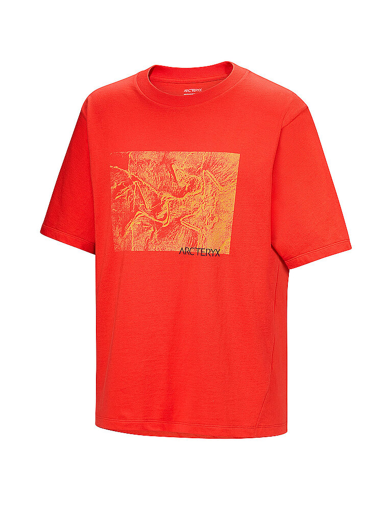 ARCTERYX Herren T-Shirt Kragg rot | M