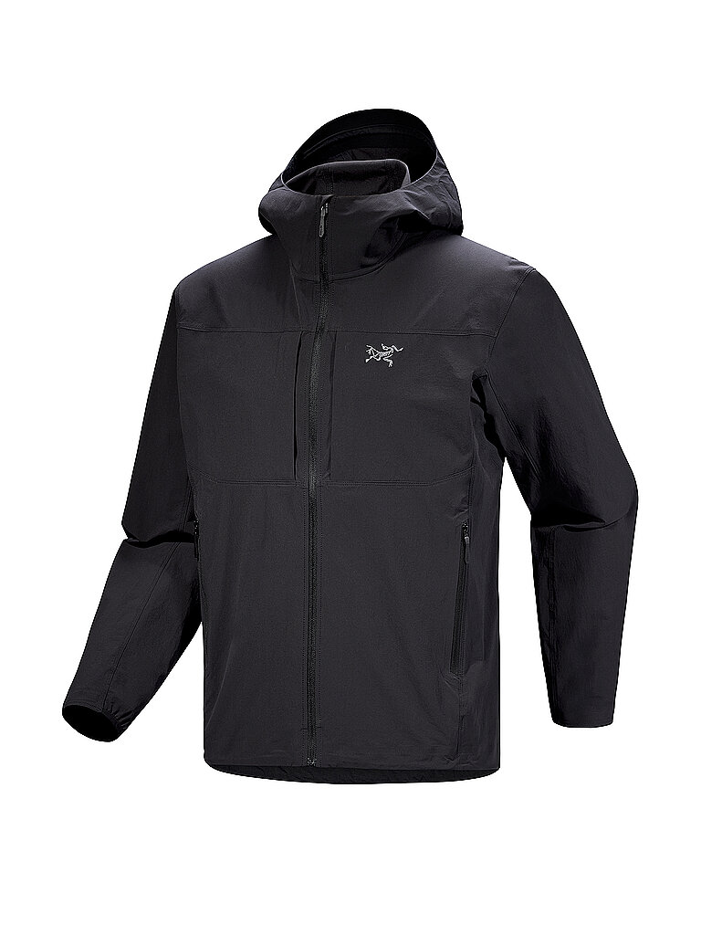 Arcteryx Softshelljacke Gamma Lightweight Hoodie Fortius 1.0 Softshell Schwarz