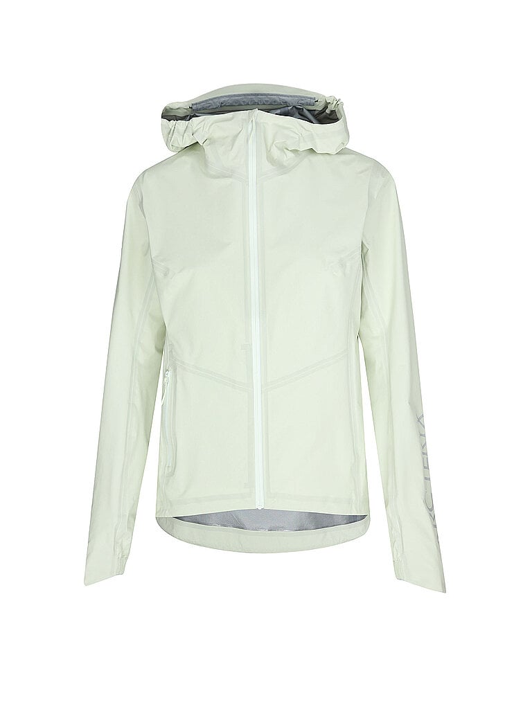 Arcteryx Wanderjacke Gore-Tex 3L Hoodie Hellgrün