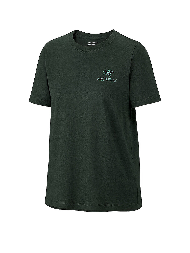 ARCTERYX Damen T-Shirt Kragg  dunkelgrün | XS