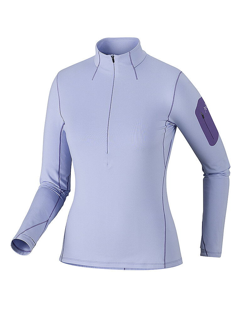 ARCTERYX Damen Touren Zipshirt Rho lila | L