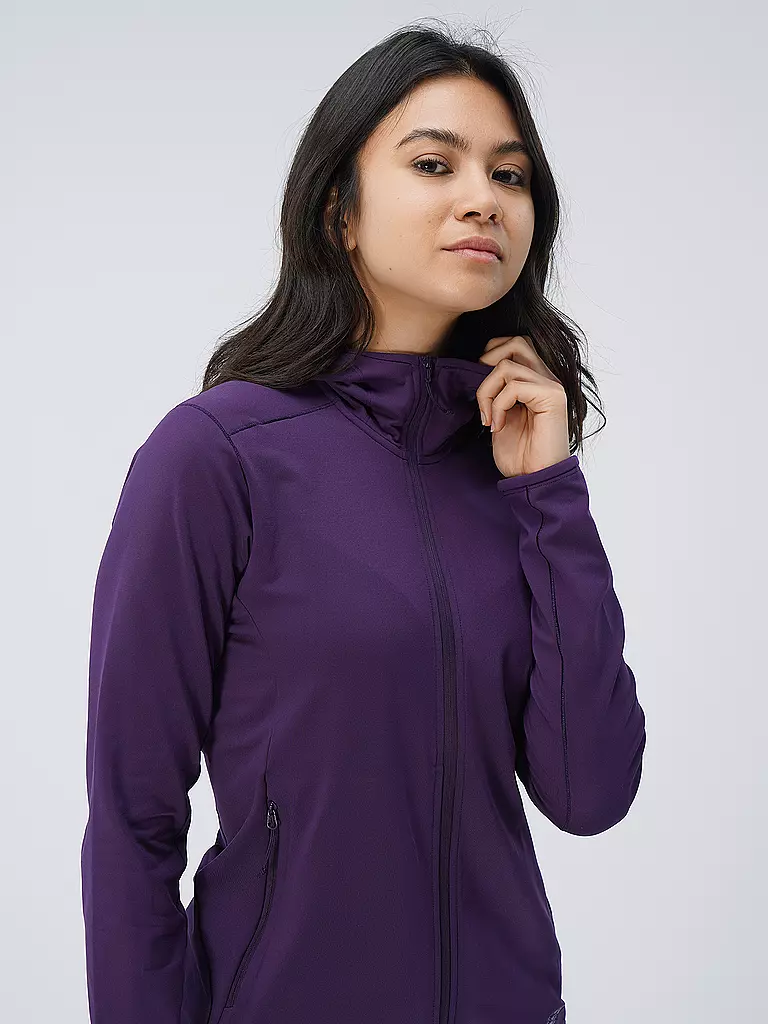 ARCTERYX | Damen Fleecejacke Kyanite LT Hoodie | lila