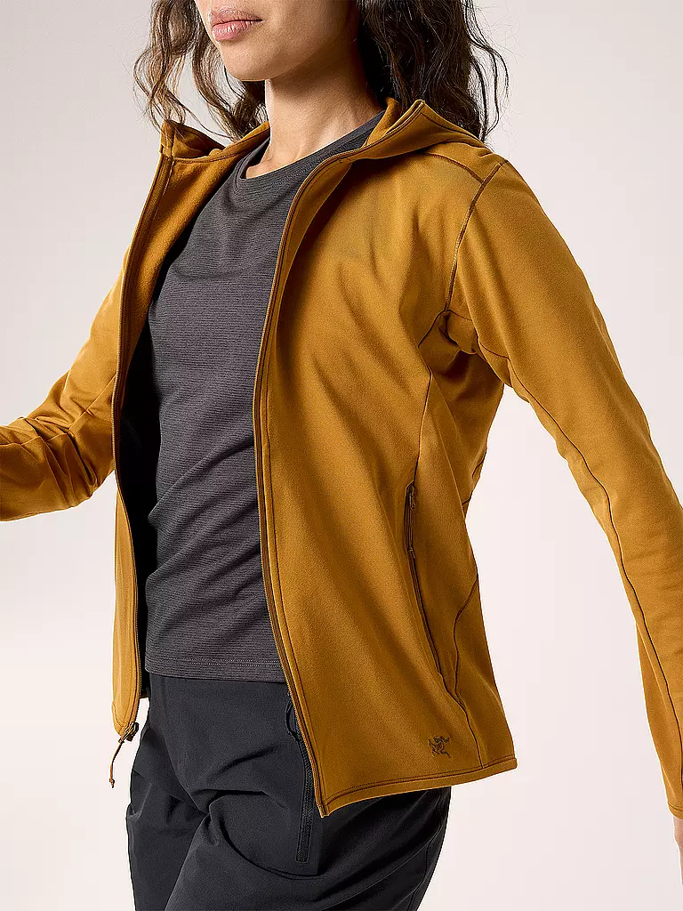 ARCTERYX | Damen Fleecejacke Kyanite LT Hoodie | gelb