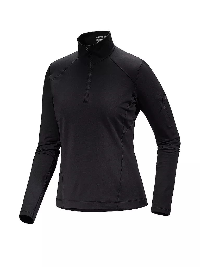 ARCTERYX | Damen Funktions Zipshirt Rho | schwarz