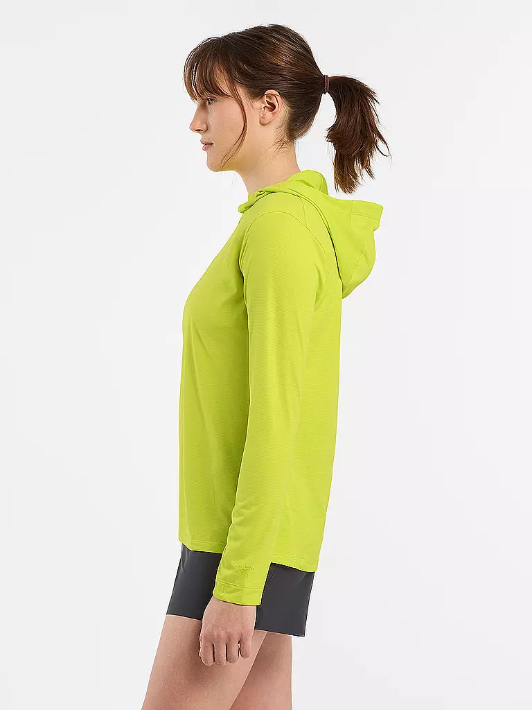 ARCTERYX | Damen Funktionshoodie Taema Hoodie | gelb