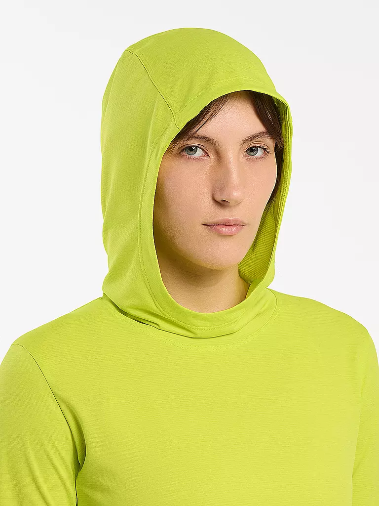 ARCTERYX | Damen Funktionshoodie Taema Hoodie | gelb