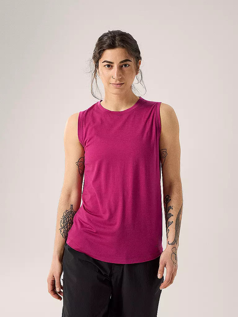 ARCTERYX | Damen Funktionstank Lana Merino Wool | pink