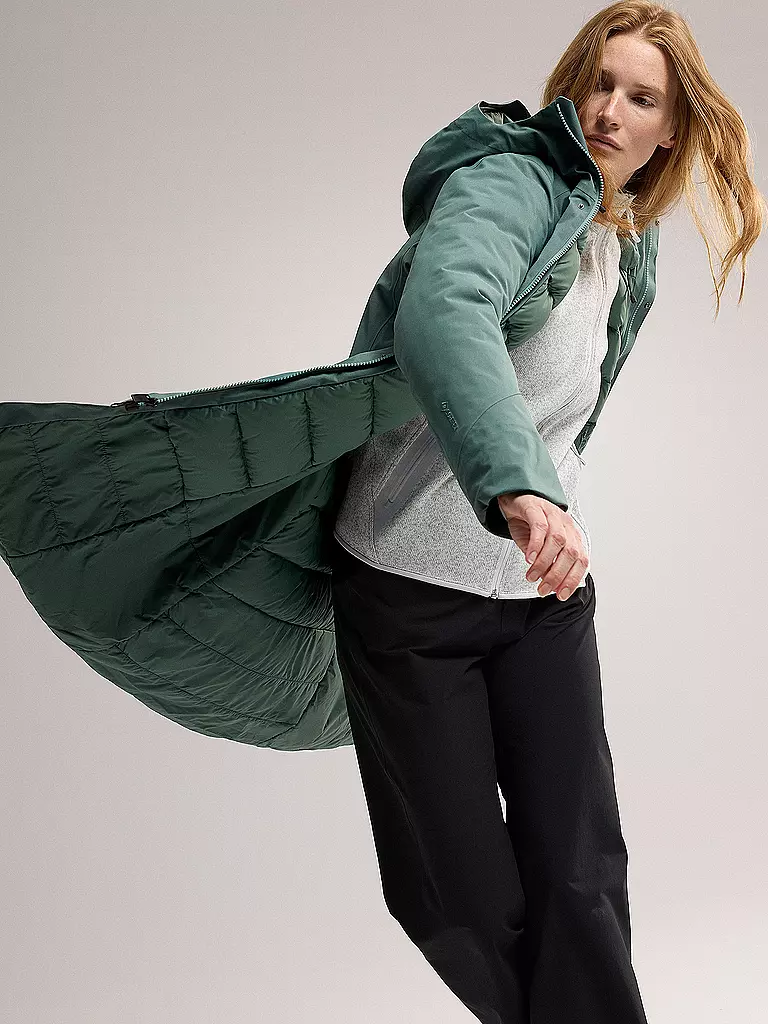 ARCTERYX | Damen Wintermantel Patera Down 2L GTX Hoodie | grün