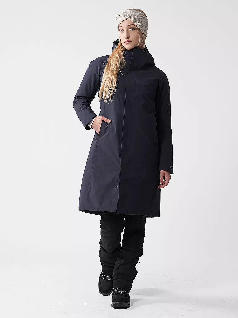 ARCTERYX | Damen Wintermantel Patera Down 2L GTX Hoodie | dunkelblau