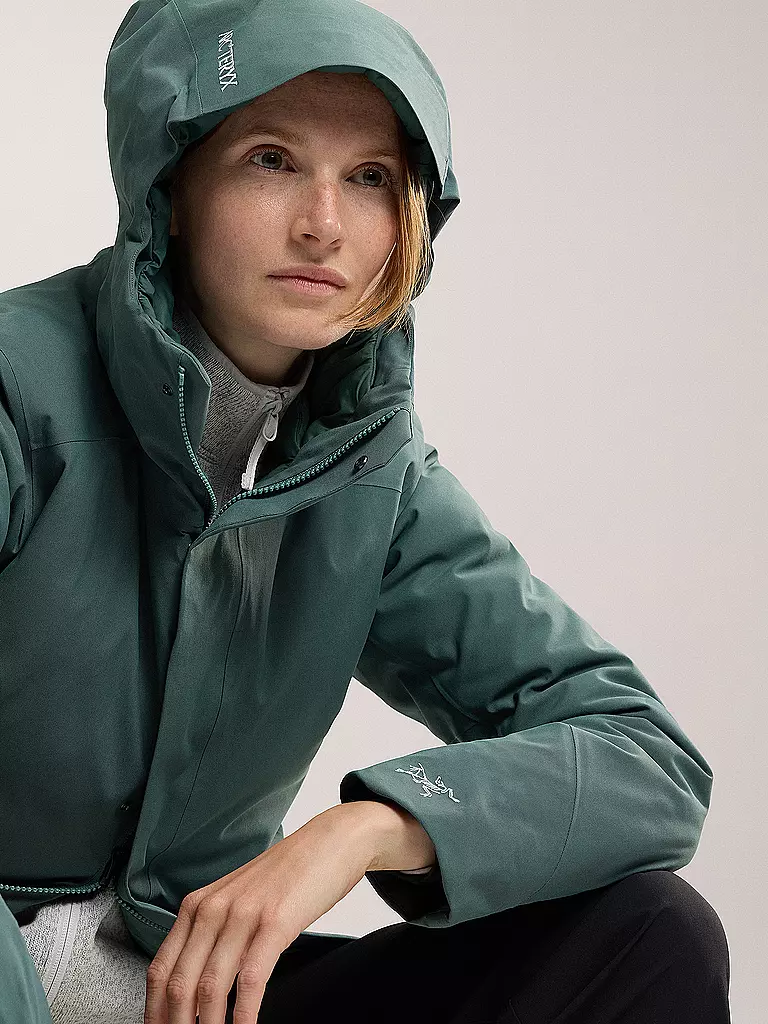 ARCTERYX | Damen Wintermantel Patera Down 2L GTX Hoodie | grün